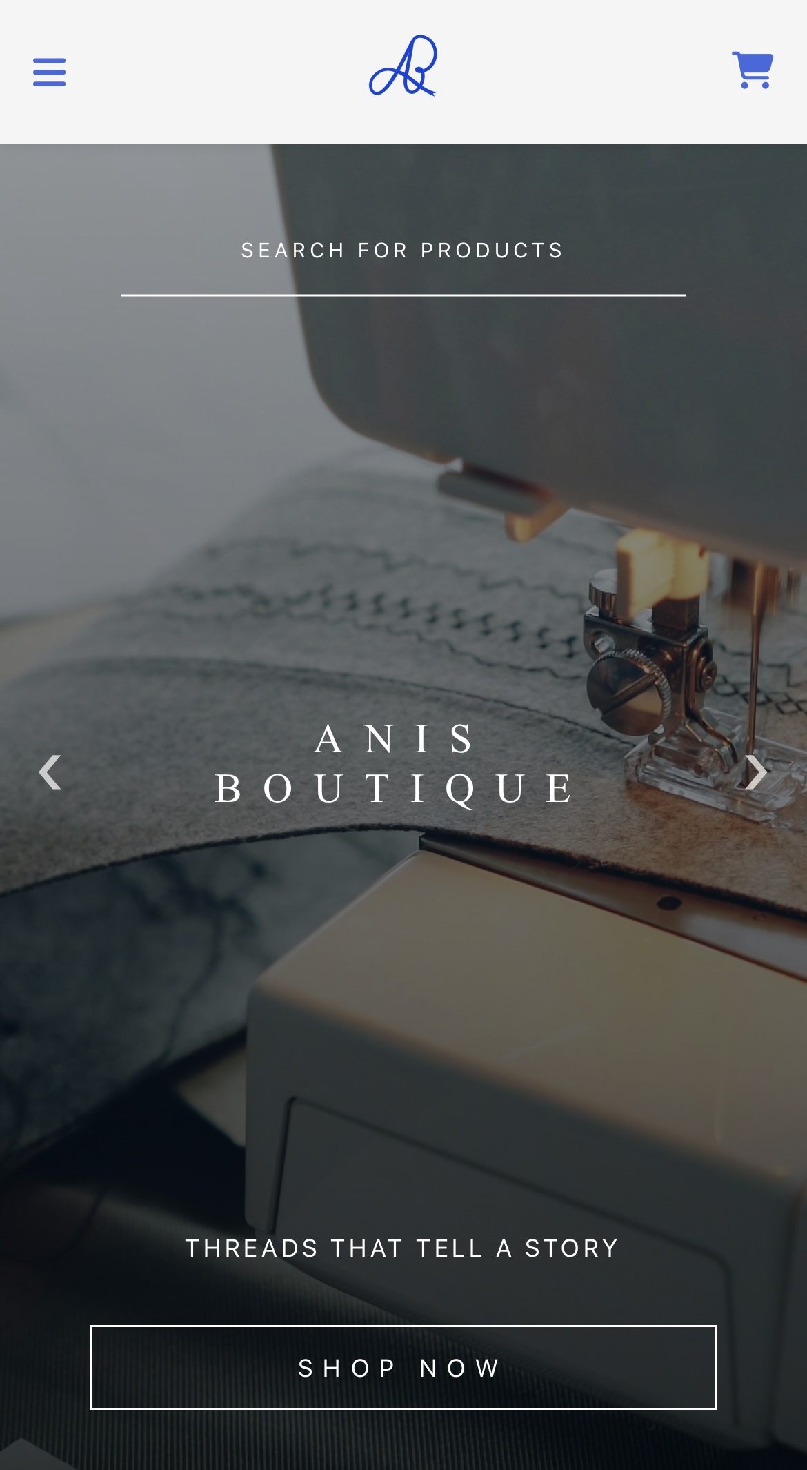 Anis Boutique E-commerce Website Design