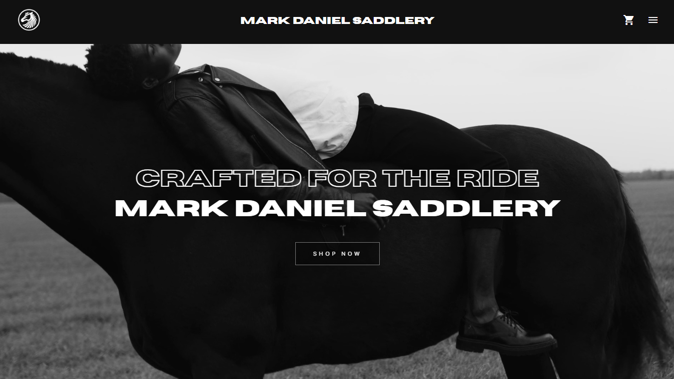Mark Daniel Saddlery E-commerce Website Design